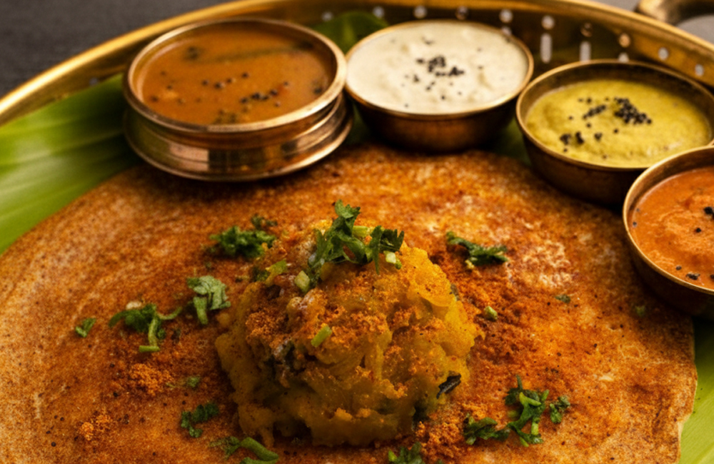 benne Open Masala Dosai
