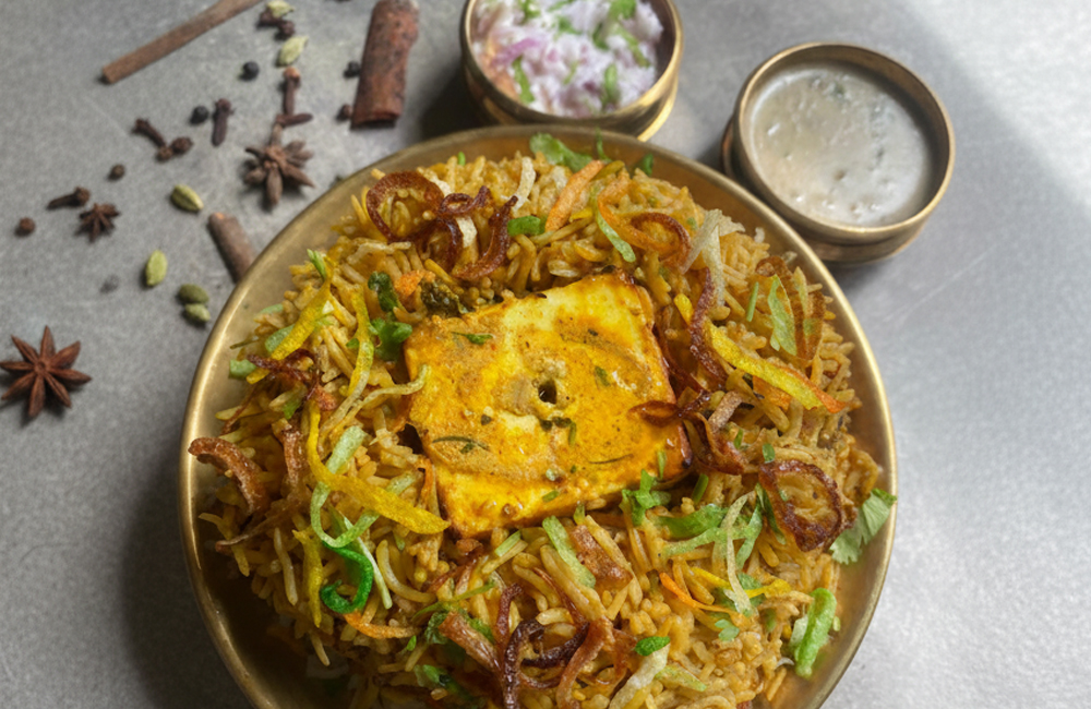 Paneer Tikka Biryani
